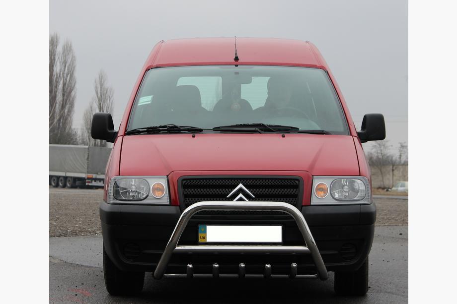Citroen Jumpy 1996–2007 Priekšējais bullbar WT003 (nerūsējošais tērauds) Ø60, bez uzraksta Image