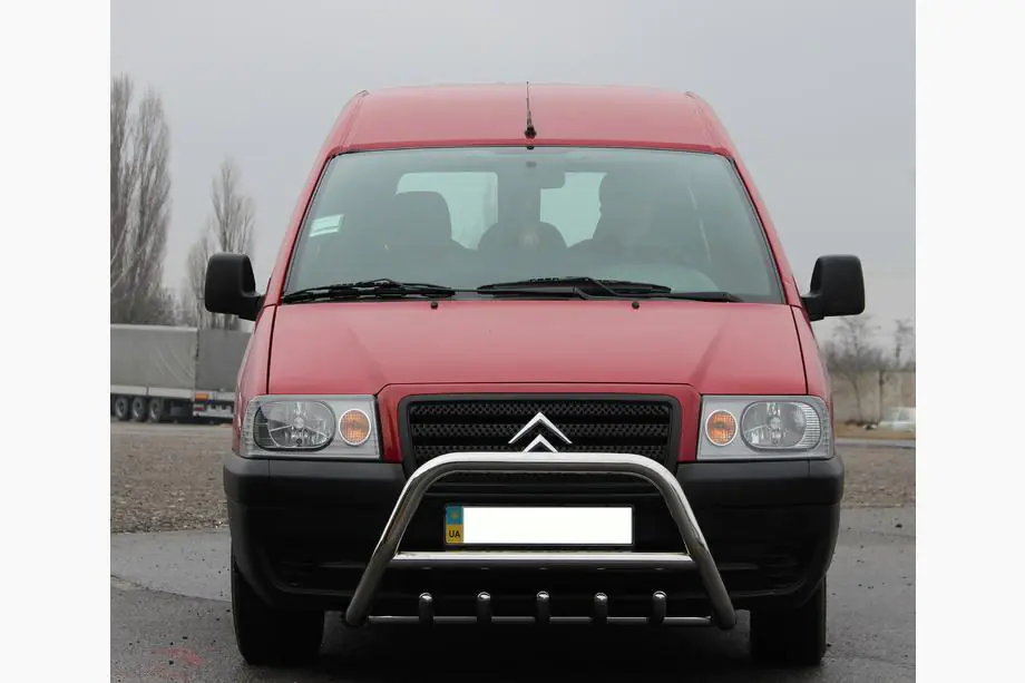 Citroen Jumpy 1996–2007 Priekšējais bullbar WT003 (nerūsējošais tērauds) Image