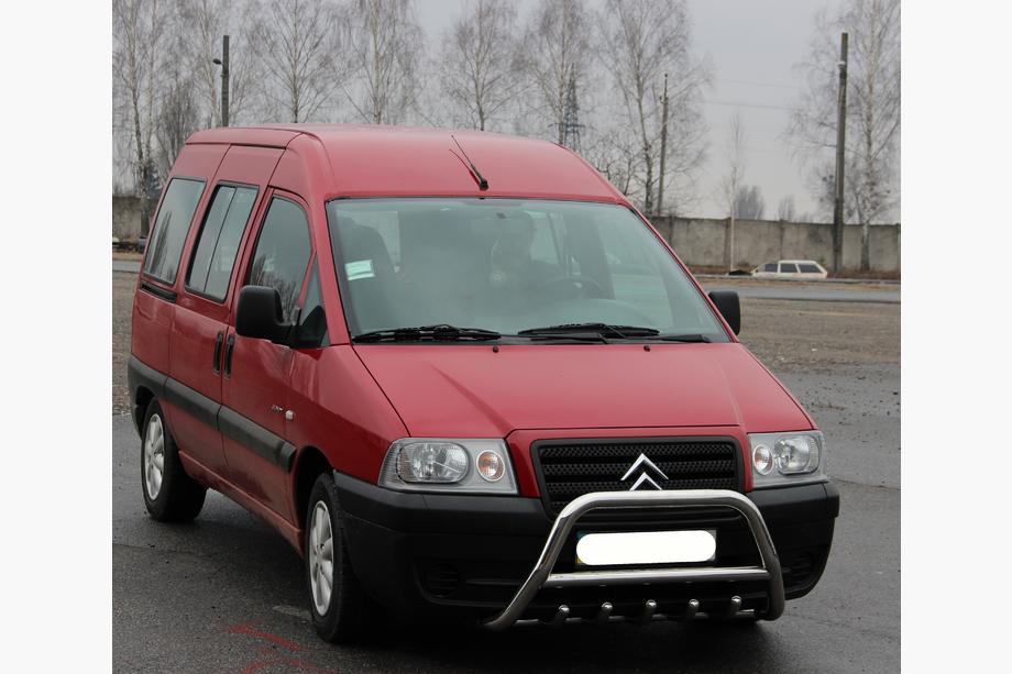 Citroen Jumpy 1996–2007 Priekšējais bullbar WT003 (nerūsējošais tērauds) d51, bez uzraksta Foto 2