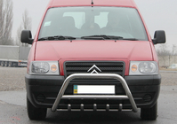 Peugeot Expert 1995–2007 Priekšējais bullbar WT003 (nerūsējošais tērauds) foto 3