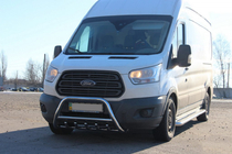Ford Transit 2014– Bullbar WT003 (nerūsējošais tērauds) foto 3