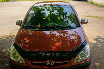 Hyundai Getz 2002– Spoguļa augšdaļas uzlikas (2 gab., plastmasa) foto 3
