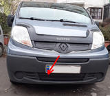 Renault Trafic 2001–2015 Ziemas apakšējais radiatora režģa pārsegs (zem numura zīmes) 2007-2015, Matēta foto 1