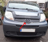 Renault Trafic 2001–2015 Ziemas augšējais radiatora režģa aizsegs 2007-2015, Matēta foto 1