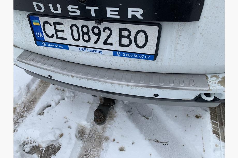 Dacia Duster 2008–2018 Aizmugurējā bufera uzlika Carmos V1 ar ieloci (nerūsējošais tērauds) Foto 2