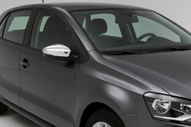 Volkswagen Polo 2010–2017 Spoguļu uzlikas HB (2 gab., nerūsējošais tērauds) foto 1