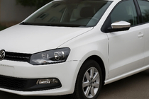 Volkswagen Polo 2010–2017 Spoguļu uzlikas HB (2 gab., nerūsējošais tērauds) foto 3