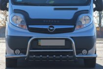Renault Trafic 2001–2015 Kengurins ar sānu stieņiem Exclusive (nerūsējošais tērauds) foto 2