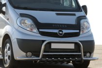 Renault Trafic 2001–2015 Kengurins ar sānu stieņiem Exclusive (nerūsējošais tērauds) foto 3