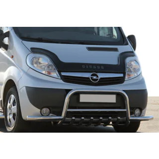 Kengurins ar sānu stieņiem Exclusive (nerūsējošais tērauds) Renault Trafic 2001–2015 foto 3