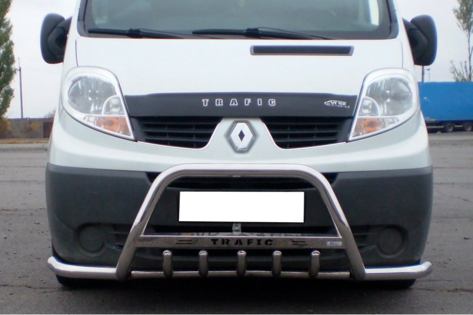 Renault Trafic 2001–2015 Kengurins ar sānu stieņiem Exclusive (nerūsējošais tērauds) Image