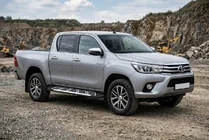 Toyota Hilux 2015– Sānu sliekšņi Sunrise (2 gab., alumīnijs) foto 1