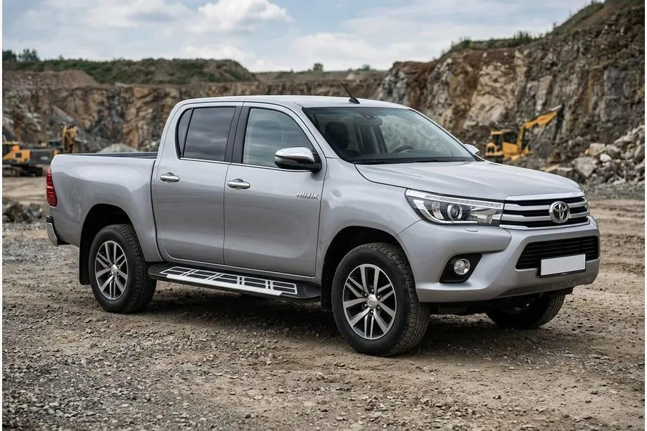 Toyota Hilux 2015– Sānu sliekšņi Sunrise (2 gab., alumīnijs) Image