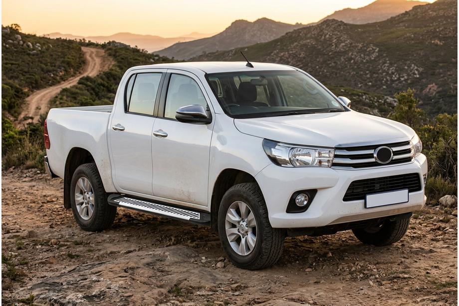 Toyota Hilux 2015– Sānu sliekšņi Line (2 gab., alumīnijs) Image