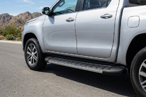 Toyota Hilux 2015– Sānu pakāpieni Duru (2 gab., alumīnijs) foto 1