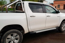 Toyota Hilux 2015– Sānu pakāpieni Allmond Grey (2 gab., alumīnijs) foto 2