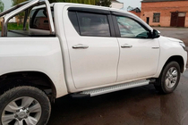 Toyota Hilux 2015– Sānu pakāpieni Allmond Grey (2 gab., alumīnijs) foto 7
