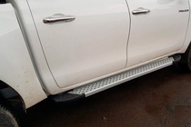 Toyota Hilux 2015– Sānu pakāpieni Allmond Grey (2 gab., alumīnijs) foto 8