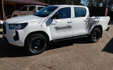 Toyota Hilux 2015– Sānu pakāpieni Allmond Black (2 gab., alumīnijs) foto 3