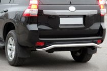 Toyota Land Cruiser Prado 150 2009–2023 Aizmugurējā aizsargstīpa AK008 (nerūsējošais tērauds) foto 3
