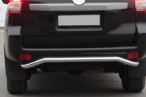Toyota Land Cruiser Prado 150 2009–2023 Aizmugurējā aizsargstīpa AK008 (nerūsējošais tērauds) foto 1