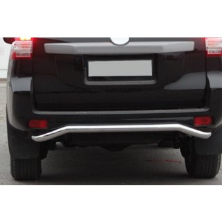 Aizmugurējā aizsargstīpa AK008 (nerūsējošais tērauds) Toyota Land Cruiser Prado 150 2009–2023 foto 1