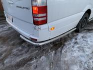 Volkswagen Crafter 2006–2016 Sānu caurules aiz aizmugurējā riteņa, leņķveida (2 gab., nerūsējošais tērauds) Vidējā riteņu bāze foto 10