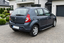 Dacia Sandero 2007–2013 Sānu sliekšņi Maya V1 (2 gab., alumīnijs) foto 1