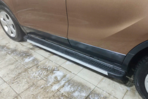 Opel Mokka 2012–2021 Sānu sliekšņi Maya V1 (2 gab., alumīnijs) foto 1