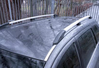 Opel Astra H 2004–2013 Alumīnija jumta reliņi (Caravan, hroms) foto 4