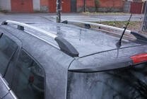 Opel Astra H 2004–2013 Alumīnija jumta reliņi (Caravan, hroms) foto 5