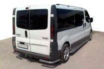 Opel Vivaro 2001–2015 Aizmugurējie stūra aizsargi AK003 (nerūsējošais tērauds) foto 2