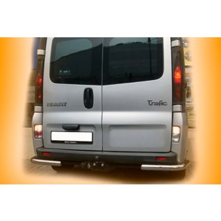 Aizmugurējie stūra aizsargi AK003 (nerūsējošais tērauds) Opel Vivaro 2001–2015 foto 3