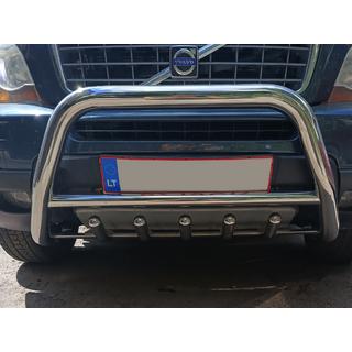 Bullbar WT003 (nerūsējošais tērauds) Volvo XC90 2002–2014 foto 2