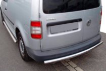 Volkswagen Caddy 2004–2010 Aizmugurējā aizsargstīpa (1 gab., nerūsējošais tērauds) foto 2