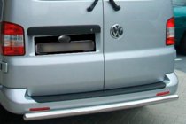 Volkswagen Caddy 2010–2015 Aizmugurējās aizsargdugas (2 gab., nerūsējošais tērauds) foto 1
