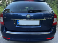 Skoda Octavia II A5 2010–2013 Hroma līste virs numura zīmes Carmos (nerūsējošais tērauds) foto 6