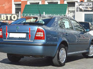 Skoda Octavia I Tour A4 1996–2010 Bagāžnieka malas uzlika (nerūsējošā tērauda) foto 2