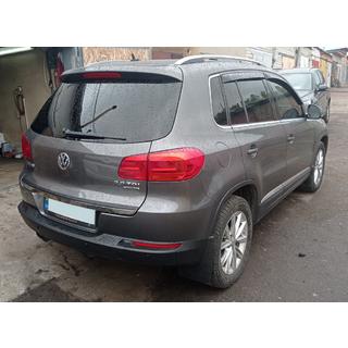 Bagāžnieka malas uzlika (nerūsējošā tērauda) Volkswagen Tiguan 2007–2016 foto 4