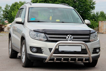 Volkswagen Tiguan 2007–2016 Priekšējais bullbar WT003 (nerūsējošais tērauds) foto 1
