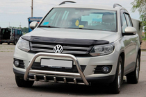 Volkswagen Tiguan 2007–2016 Priekšējais bullbar WT003 (nerūsējošais tērauds) foto 3
