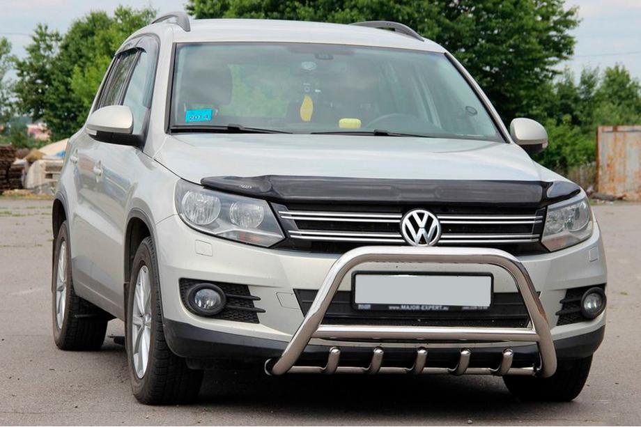 Volkswagen Tiguan 2007–2016 Priekšējais bullbar WT003 (nerūsējošais tērauds) Image