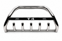 Volkswagen T4 Caravelle/Multivan 1990–2003 Priekšējais aizsargstienis (bull bar) WT004 (nerūsējošais tērauds) foto 1
