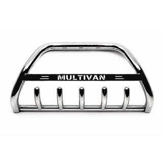 Priekšējais aizsargstienis (bull bar) WT004 (nerūsējošais tērauds) Volkswagen T4 Caravelle/Multivan 1990–2003 foto 3
