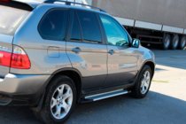 BMW X5 E53 1999–2006 Sānu pakāpieni Allmond Grey (2 gab., alumīnija) foto 5