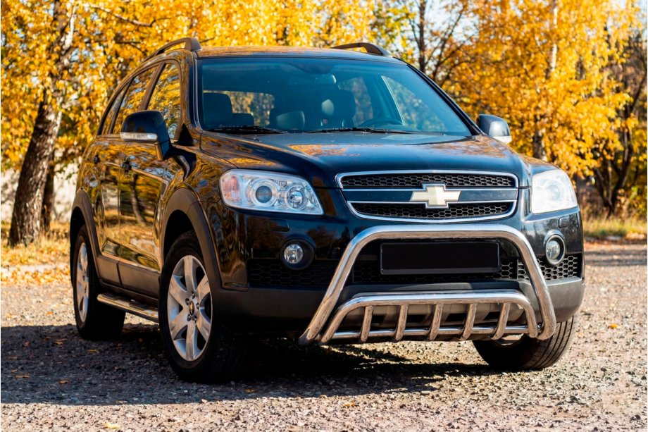 Chevrolet Captiva 2006–2019 Priekšējais bullbar WT002 (nerūsējošais tērauds) Image