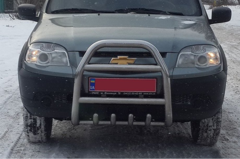 Chevrolet Niva 1998–2020 Kengurustienis QT007 (nerūsējošais tērauds) Foto 2