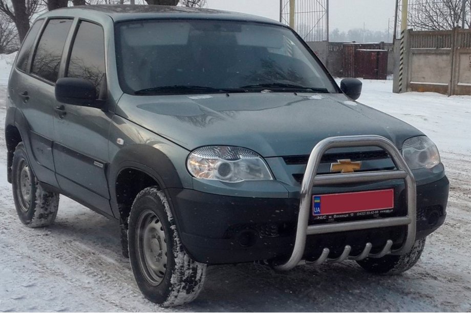 Chevrolet Niva 1998–2020 Kengurustienis QT007 (nerūsējošais tērauds) Foto 4