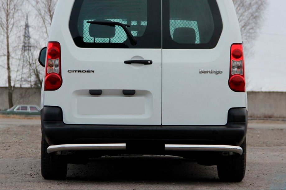 Citroen Berlingo 2008–2018 Aizmugurējie stūru aizsargi AK003 (nerūsējošais tērauds) Image