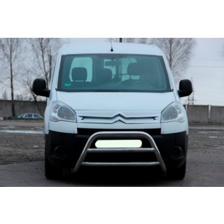 Bullbar WT022 (nerūsējošais tērauds) Citroen Berlingo 2008–2018 foto 4